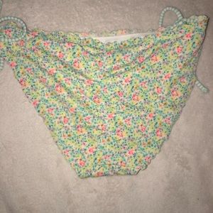 Floral print bikini bottoms